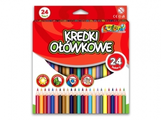 Kredki o��wkowe tr�jk�tne PENMATE Kolori komplet 24 szt.