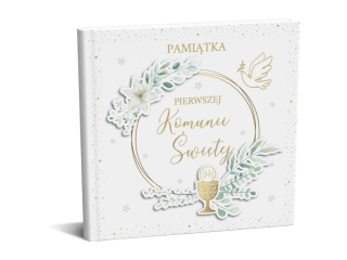 Ksi��eczka - Pami�tka z okazji Pierwszej Komunii ARMIN STYLE 20x20 PA-34