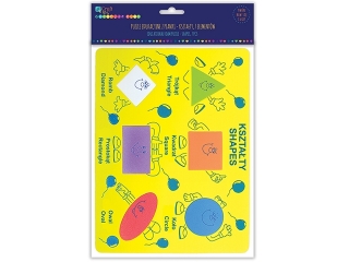 Puzzle edukacyjne z pianki DPCRAFT Kształty, 7 elementów