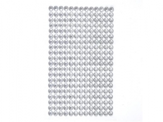 Kryszta�ki samoprzylepne DPCRAFT 6mm, 260 szt. - crystal