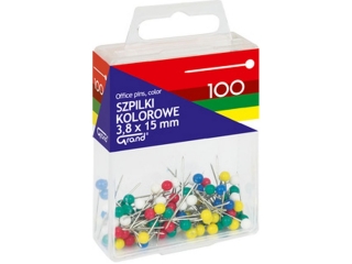 Szpilki Kolorowe 3,8x15mm 100 GRAND T4 (KR)