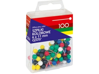 Szpilki Kolorowe 6x11mm 100 GRAND T4 (KR)