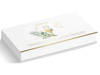 Pude�ko na pieni�dze z okazji I Komunii ARMIN STYLE PD-39 magnetyczne zamkni�cie