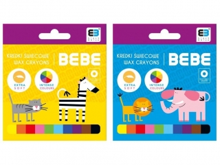 Kredki �wiecowe INTERDRUK BxB Kids 10 kolor�w