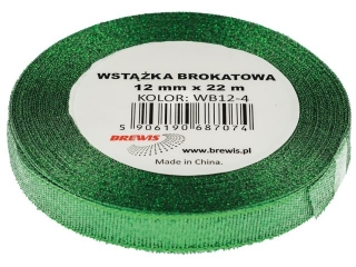 Wst��ka brokatowa BREWIS 12mm x 22m WB12-4 zielona