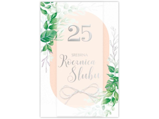 Kartka na Rocznic lubu KZK B6 LUX nr. 4 25 Srebrna Rocznica lubu