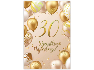 Kartka urodzinowa KZK B6 nr.19 Glamour 30-te