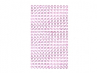 Kryszta�ki samoprzylepne DPCRAFT 6mm, 260 szt. - light pink