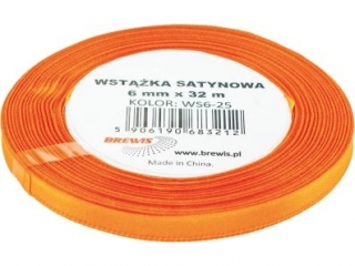 Wst��ka satynowa BREWIS 6mm/32m kolor 25