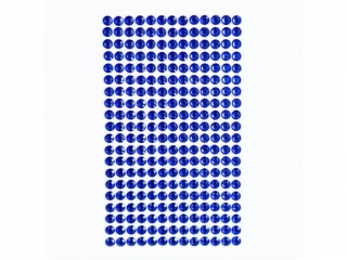 Kryszta�ki samoprzylepne DPCRAFT 6mm, 260 szt. - dark blue