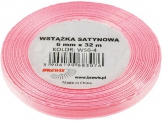 Wst��ka satynowa BREWIS 6mm/32m kolor 4