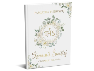 Ksi��eczka pami�tkowa z okazji Pierwszej Komunii �wi�tej A5 PA-30 Od Babci i Dziadka