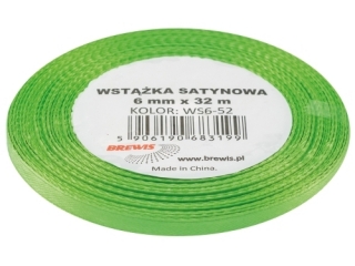Wst��ka satynowa BREWIS 6mm/32m kolor 52