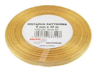Wst��ka satynowa BREWIS 6mm/32m kolor 87