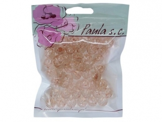 Korale PAULA 12mm - br�z jasny