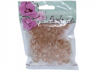 Korale PAULA 12mm - br�z jasny