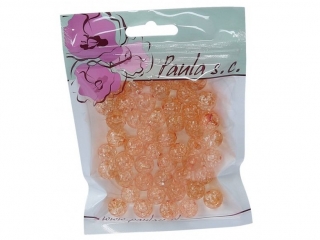 Korale PAULA 12mm - pomara�czowe