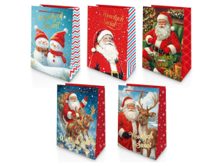 Torba prezentowa KZK Boe Narodzenie A4 Mikoaje