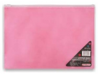 Koperta na zamek PENMATE A4 PP-P56 czerwona