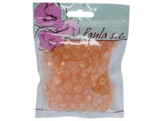 Korale PAULA 12mm - pomara�czowe