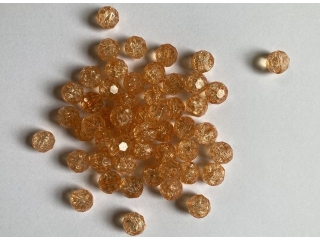 Korale PAULA 12mm - pomara�czowe