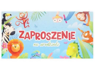 Zaproszenia KZK dla dzieci nr 066 10szt.