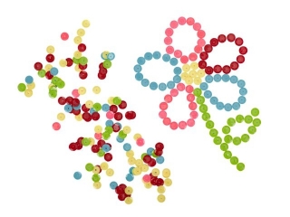 Confetti cekinowe kółka ASTRA mix kolorów intensywnych 100g