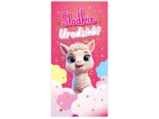 Kartka urodzinowa dla dziecka KZK DL nr19 "Ma�a Alpaka"