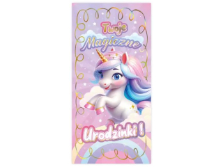 Kartka urodzinowa dla dziecka KZK DL nr21 "Jednoro�ec"