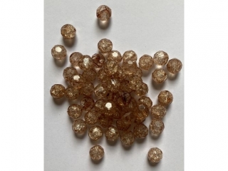 Korale PAULA 12mm - br�z jasny