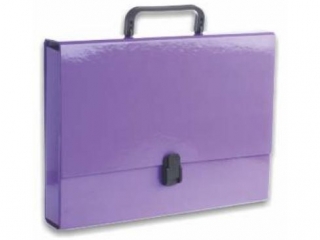Teczka z r�czk� A4 PENMETE fioletowa pastelowa