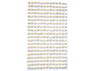 Kryszta�ki samoprzylepne DPCRAFT 6mm, 260 szt. - opalescent