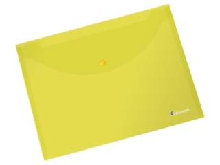 Teczka kopertowa TITANUM A4 ��ta transparentna pr��ki