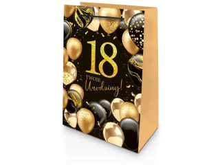 Torba prezentowa KZK A4 Osiemnastka [opakowanie=10szt]