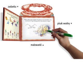 ZADANKA I MALOWANKI WODNE. DINOZAURY