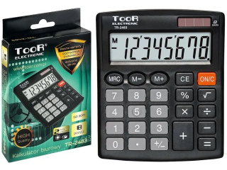 Kalkulator biurowy TOOR TR-2483 8-pozycyjny