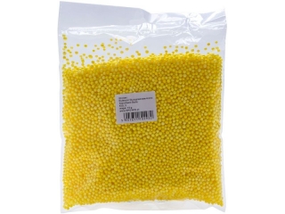 Kulki styropianowe rozmiar: 4mm waga: 10g kolor: ��ty