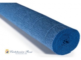 Krepina W�oska Cartotecnica Rossi 180g/m² 615 Niebieska chi�ska porcelana, 50cm x 250cm