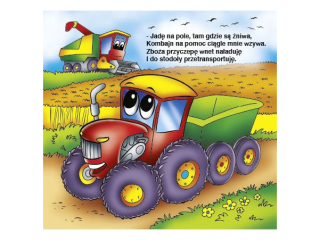 Ksi��eczka Sztywne strony - Traktorek