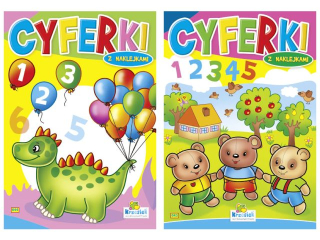 Ksi��eczka edukacyjna KRZESIEK A5 16k. Cyferki - mix