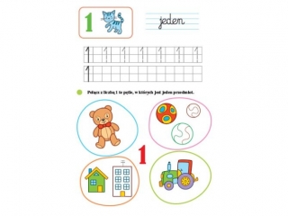 Ksi��eczka edukacyjna KRZESIEK A5 16k. Cyferki - mix