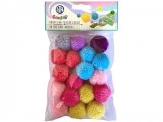 Pompony ASTRA 30mm - We�niane k��buszki