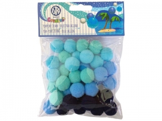 Pompony ASTRA 20mm - B��kitna laguna