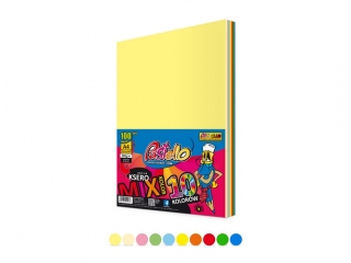 Papier ksero kolorowy A4 100k. PASTELLO 160g mix 10 kolor�w 