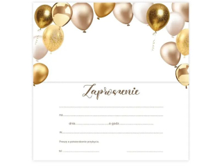 Zaproszenia KZK nr 039 10szt.