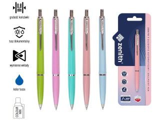 D�ugopis automatyczny 0,8 mm ZENITH 7 PASTEL - 1 szt. blister