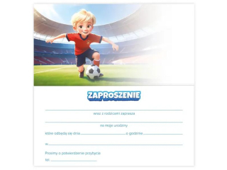Zaproszenia KZK dla dzieci nr 075 10szt.