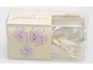 Ledy na 2 baterie 2m �wiat�o ciep�e