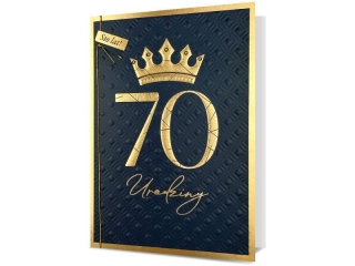 Kartki karnet HM 200-3039 Urodziny "70"