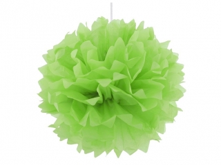 Pompon dekoracyjny pistacjowy, śr. 40 cm